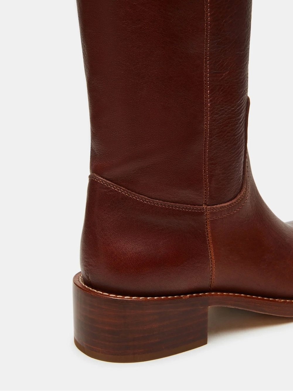 Brand New- Steve Madden Riggs Boot in Rust Leather Brown 👢🤎 - Picture 11 of 13